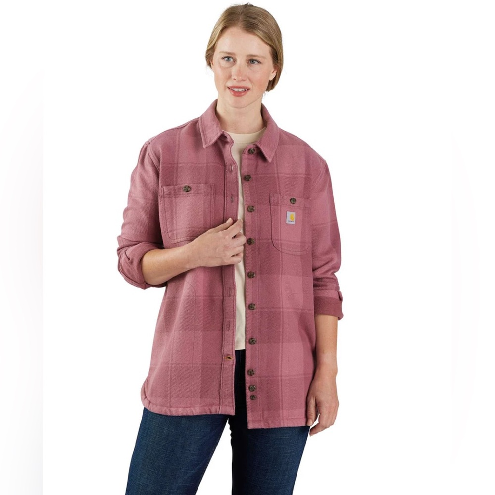 Carhartt womens loose fit twill shirt jac - small - NWOT